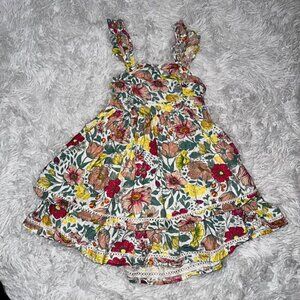 NWOT Toddler Girls 5T Cupcakes & Cashmere Floral Ruffle Dress w/ Bow Back